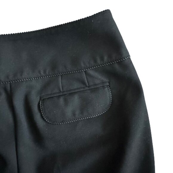 Ann Taylor Women's Sz. Black/Charcoal Straight Leg Dress Capri/Ankle Pants - Picture 9 of 15